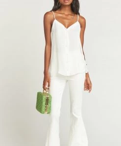 Show Me Your Mumu Cammys Cami ~ White Silky Dots Clothes