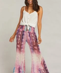 Show Me Your Mumu Roberts Party Pants ~ Rainbow Python Bottoms