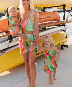 Show Me Your Mumu New Mu Lil Easy Shorts ~ Tropics Palm