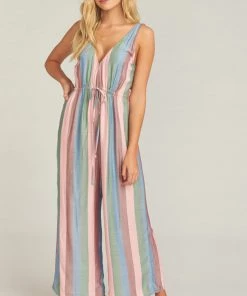 Show Me Your Mumu Joanna Jumpsuit ~ Mutown Stripe Rompers