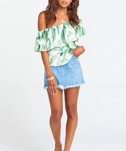 Show Me Your Mumu Denim Atlanta A Line Skirt ~ Brook 30 Show Me Your Mumu Denim Atlanta A Line Skirt ~ Brook