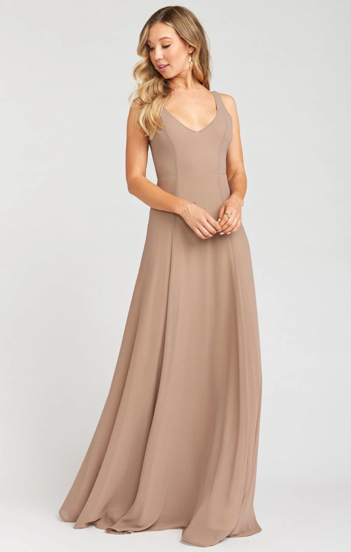 Show Me Your Mumu Jenn Maxi Dress ~ Dune Chiffon Bridesmaids Dresses 8 Show Me Your Mumu Jenn Maxi Dress ~ Dune Chiffon Bridesmaids Dresses