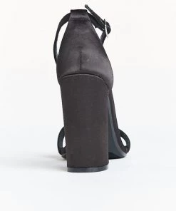 Show Me Your Mumu Accessories Steve Madden Carrson Heels ~ Black Satin