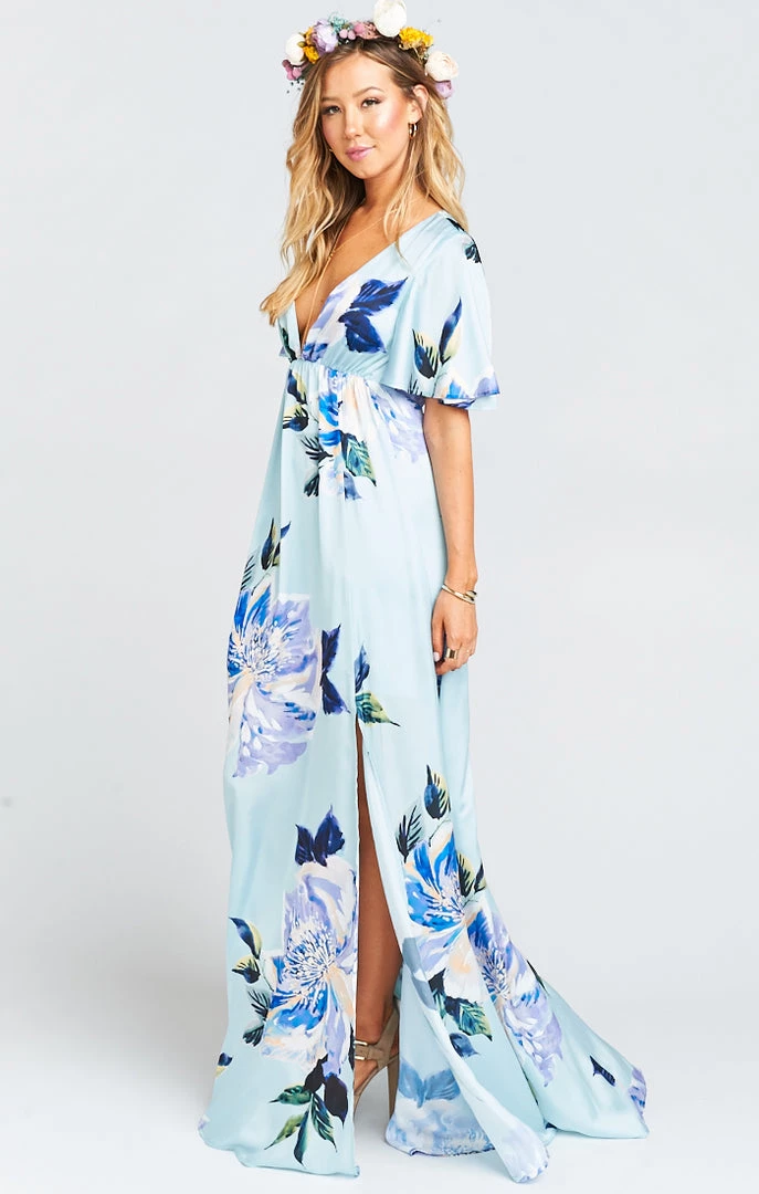 Show Me Your Mumu Faye Flutter Maxi Dress ~ Mint To Be Floral Dresses 9 Show Me Your Mumu Faye Flutter Maxi Dress ~ Mint To Be Floral Dresses