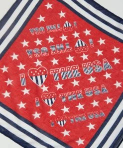 Show Me Your Mumu American Flag Bandana ~ Red/White/Blue