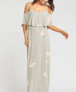Show Me Your Mumu Dresses Caitlin Ruffle Maxi Dress ~ Lily Showers
