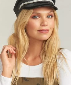 Show Me Your Mumu Brixton ~ Albany Cap ~ Black/Silver Accessories