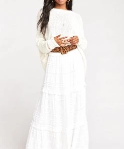 Show Me Your Mumu Anya Sweater ~ Off White Knit