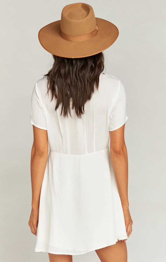 Show Me Your Mumu Bernadette Babydoll ~ White Silky Dots Clothes 5 Show Me Your Mumu Bernadette Babydoll ~ White Silky Dots Clothes