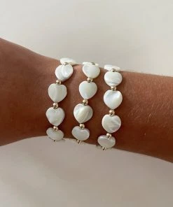 Show Me Your Mumu ALV Jewels Heart Bracelet ~ Ivory