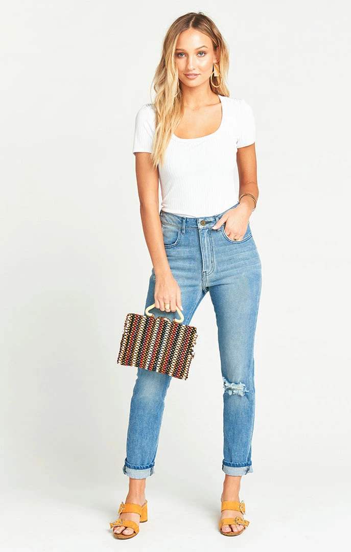 Show Me Your Mumu Declan Tee ~ Perfect Rib White Sweaters 8 Show Me Your Mumu Declan Tee ~ Perfect Rib White Sweaters