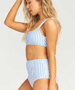 Show Me Your Mumu Daytona Button Top ~ Nautical Stripe