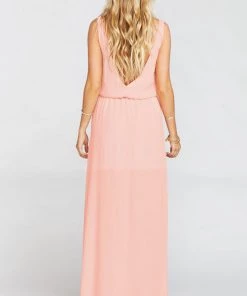 Show Me Your Mumu Kendall Maxi Dress ~ Frosty Pink Crisp Bridesmaids Dresses