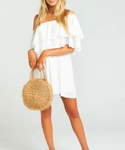 Show Me Your Mumu Sunburst Circle Straw Bag ~ Natural Accessories