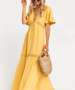 Show Me Your Mumu Aloha Kimono Dress ~ Marigold