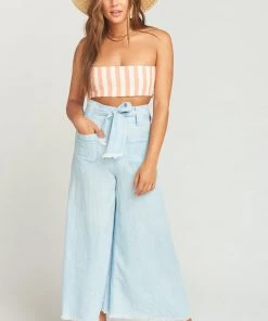 Show Me Your Mumu Kenny Scarf Top ~ Dreamsicle Stripe Linen Clothes