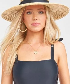 Show Me Your Mumu Lack Of Color ~ The Spencer Wide Brim Fedora ~ Natural Accessories
