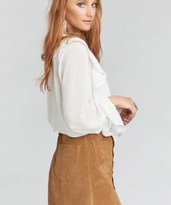 Show Me Your Mumu Sedona Skirt ~ Stretch Corduroy Hazelnut