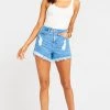Show Me Your Mumu Houston High Waisted Shorts ~ Tide