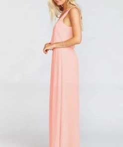 Show Me Your Mumu Kendall Maxi Dress ~ Frosty Pink Crisp Bridesmaids Dresses