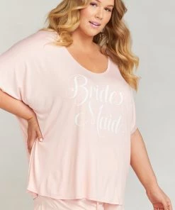 Show Me Your Mumu Clothes Benji Tunic Sleep Set ~ Bridesmaid Pink