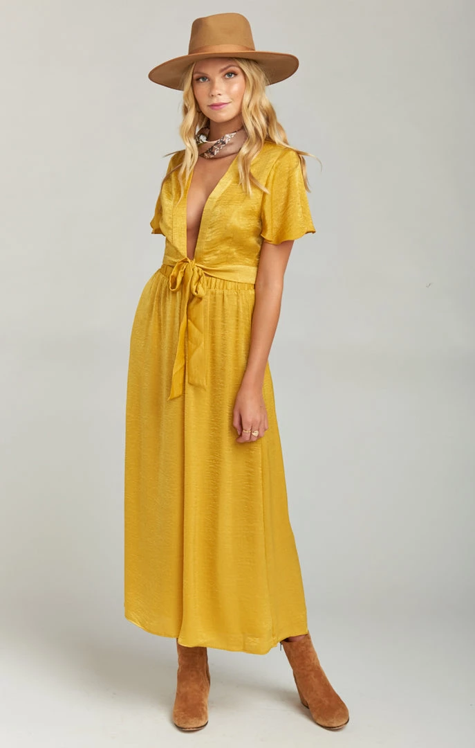 Show Me Your Mumu Explorer Pants ~ Mustard Sheen 7 Show Me Your Mumu Explorer Pants ~ Mustard Sheen