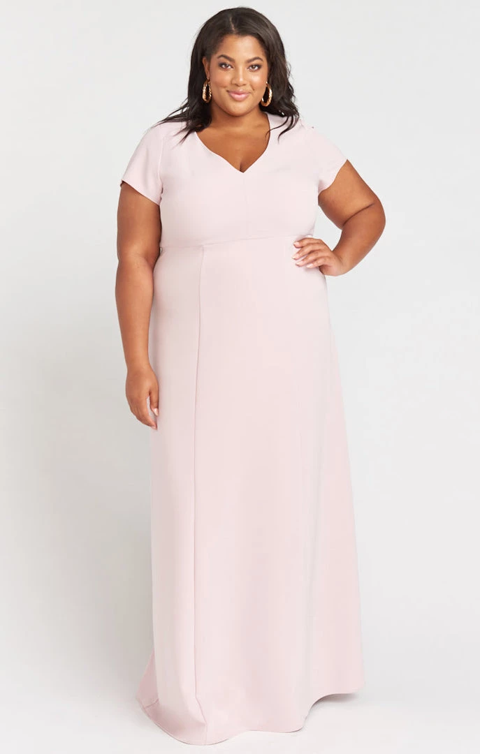 Show Me Your Mumu Bridesmaids Dresses Geneva Gown ~ Vintage Rose Stretch Crepe 10 Show Me Your Mumu Bridesmaids Dresses Geneva Gown ~ Vintage Rose Stretch Crepe