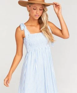 Show Me Your Mumu Maternity Sunny Tie Dress ~ Anchor Stripe
