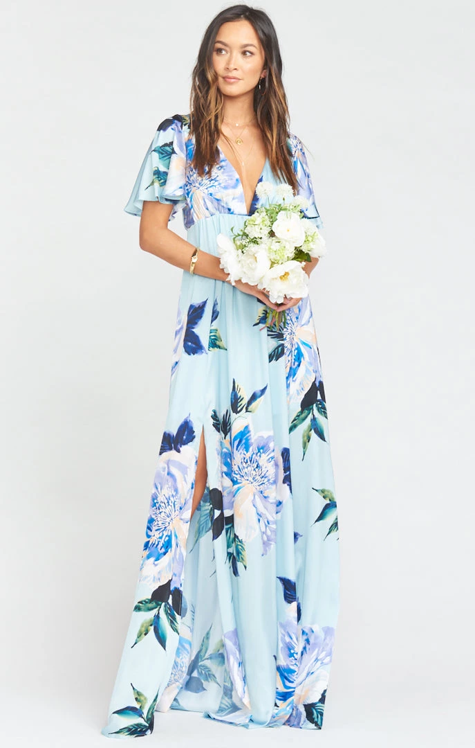 Show Me Your Mumu Faye Flutter Maxi Dress ~ Mint To Be Floral Dresses 3 Show Me Your Mumu Faye Flutter Maxi Dress ~ Mint To Be Floral Dresses