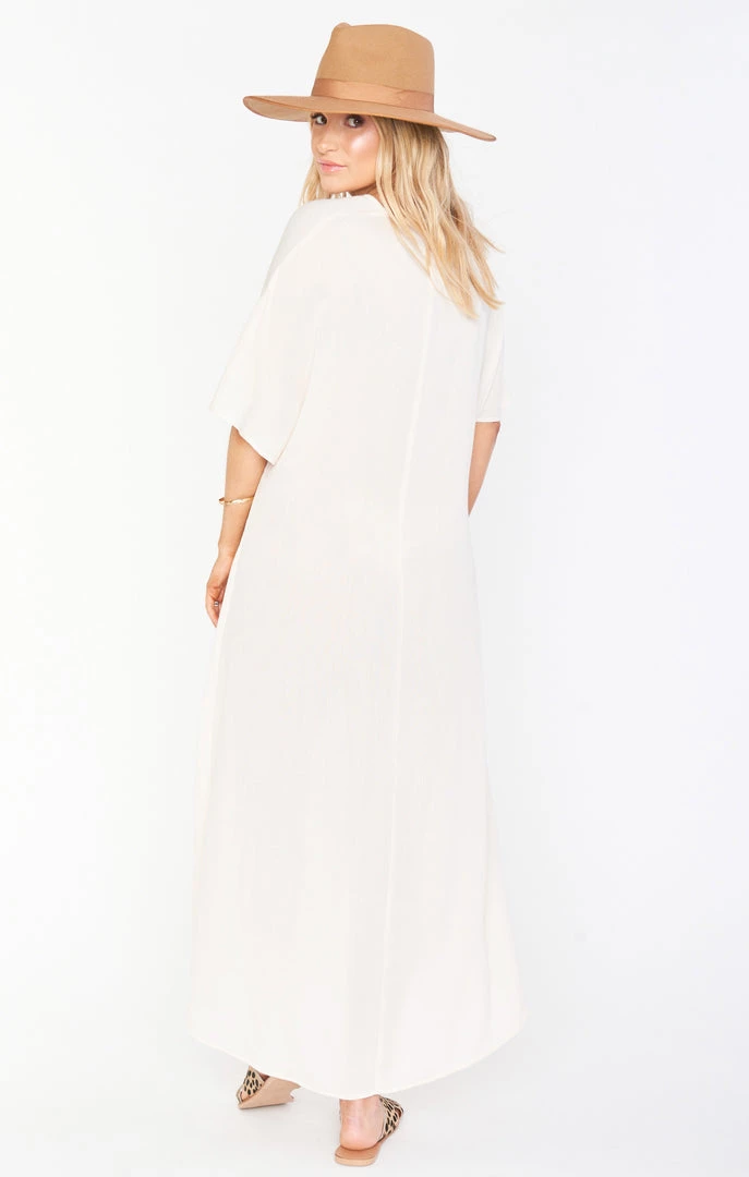 Show Me Your Mumu Get Twisted Maxi Dress ~ Shell White New Mu 9 Show Me Your Mumu Get Twisted Maxi Dress ~ Shell White New Mu