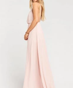 Show Me Your Mumu Amanda Maxi Dress ~ Dusty Blush Crisp