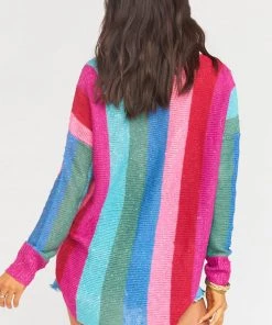Show Me Your Mumu Bonfire Sweater ~ Madly Stripe Knit Sweaters