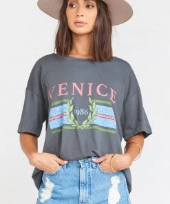 Show Me Your Mumu Travis Tee ~ Venice 1986 Grey Graphic 13 Show Me Your Mumu Travis Tee ~ Venice 1986 Grey Graphic