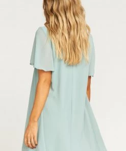 Show Me Your Mumu Clothes Kylie Mini Dress ~ Silver Sage 7 Show Me Your Mumu Clothes Kylie Mini Dress ~ Silver Sage