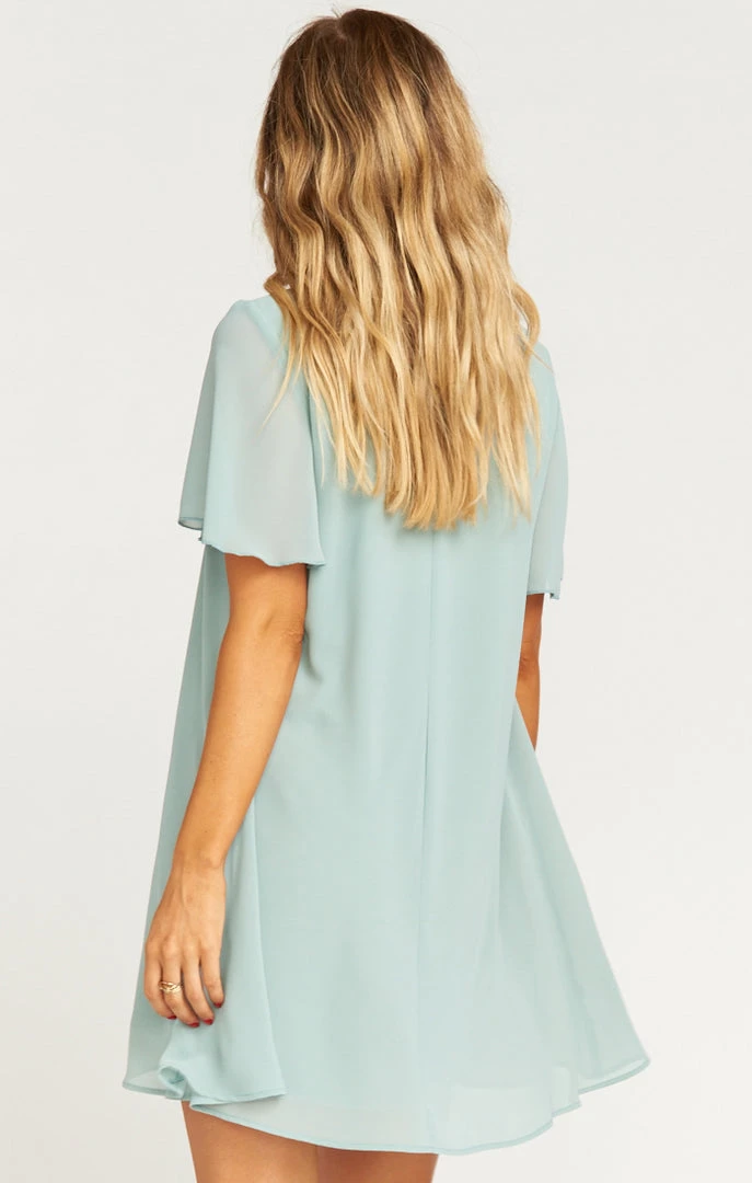 Show Me Your Mumu Clothes Kylie Mini Dress ~ Silver Sage 4 Show Me Your Mumu Clothes Kylie Mini Dress ~ Silver Sage