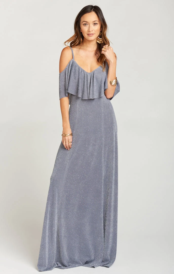 Show Me Your Mumu Renee Ruffle Maxi Dress ~ Dancing Queen Shine Smoke 3 Show Me Your Mumu Renee Ruffle Maxi Dress ~ Dancing Queen Shine Smoke