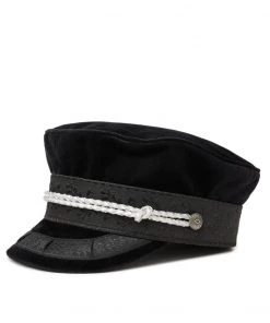 Show Me Your Mumu Brixton ~ Albany Cap ~ Black/Silver Accessories