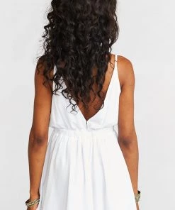 Show Me Your Mumu Olympia Romper ~ White Crisp