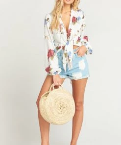 Show Me Your Mumu Alicia Tunic ~ Florence Floral Silky Dots Maternity