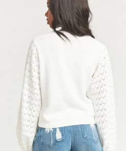 Show Me Your Mumu Sweaters Natalia Sweater ~ Soft White