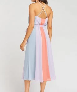 Show Me Your Mumu Nadia Paneled Dress ~ Pastel Party Colorblock