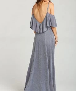 Show Me Your Mumu Renee Ruffle Maxi Dress ~ Dancing Queen Shine Smoke 11 Show Me Your Mumu Renee Ruffle Maxi Dress ~ Dancing Queen Shine Smoke