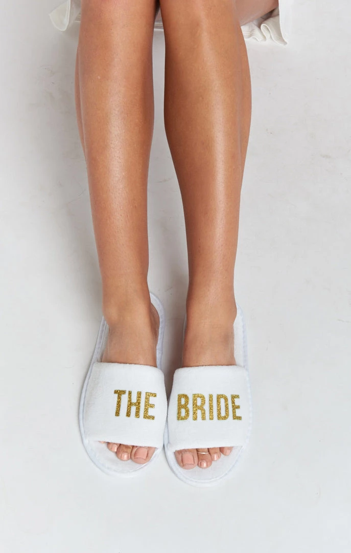 Show Me Your Mumu The Bride Slippers ~ White 8 Show Me Your Mumu The Bride Slippers ~ White
