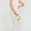 Show Me Your Mumu Bridesmaids Dresses Chicago High Neck Gown ~ Show Me The Ring Stretch Crepe