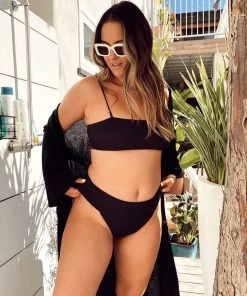 Show Me Your Mumu Del Rey Bottom ~ Black Scrunch