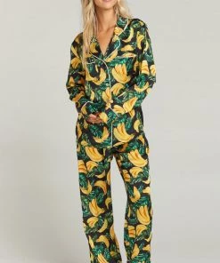 Show Me Your Mumu Paige PJ Set With Eye Mask ~ Gone Bananas