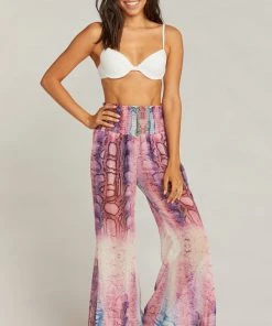 Show Me Your Mumu Roberts Party Pants ~ Rainbow Python Bottoms