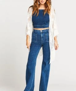 Show Me Your Mumu Lilah Lace Robe ~ White Clothes