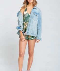 Show Me Your Mumu Clothes Zelda Shorts ~ Peachy Palm Swoosh 16 Show Me Your Mumu Clothes Zelda Shorts ~ Peachy Palm Swoosh