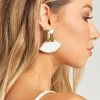 Show Me Your Mumu Keenan Pearl Resin Earrings ~ Gold/Pearl